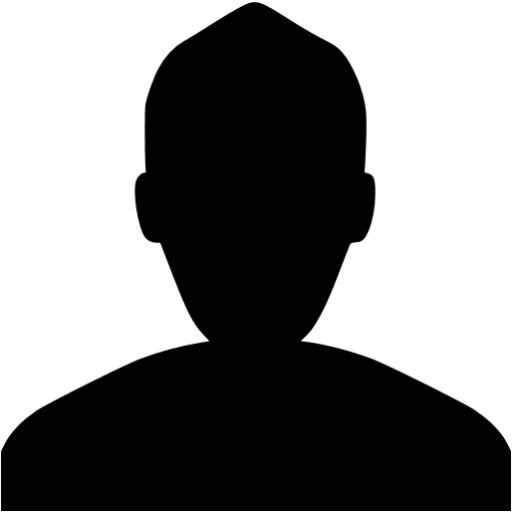 Silhouette of a person facing forward.
